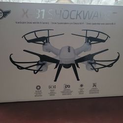 SkyRider X-31 Shockwave Quadcopter Drone (Brand New!)