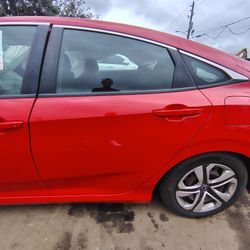 2016-2021 Honda Civic 2.0L Rear Door Driver Left Side 