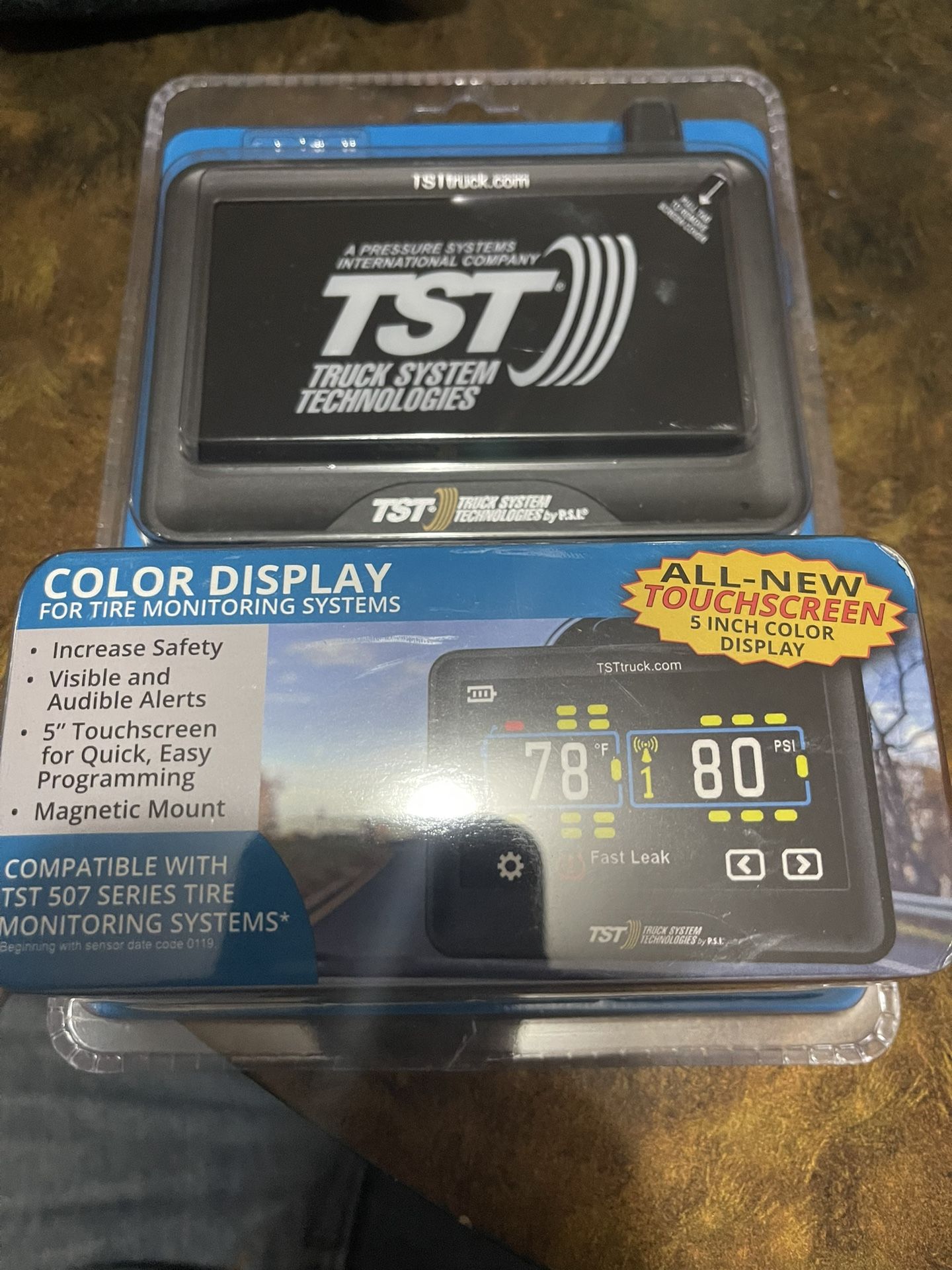 TST 770 Series Touch Screen Color Display. TST-770-D. Color Display For Tire F/S