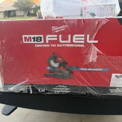  Milwaukee M18 FUEL 18V Lithium-lon Brushless Cordless 12 in. Dual Bevel Sliding Compound Miter Saw (Tool-Only)