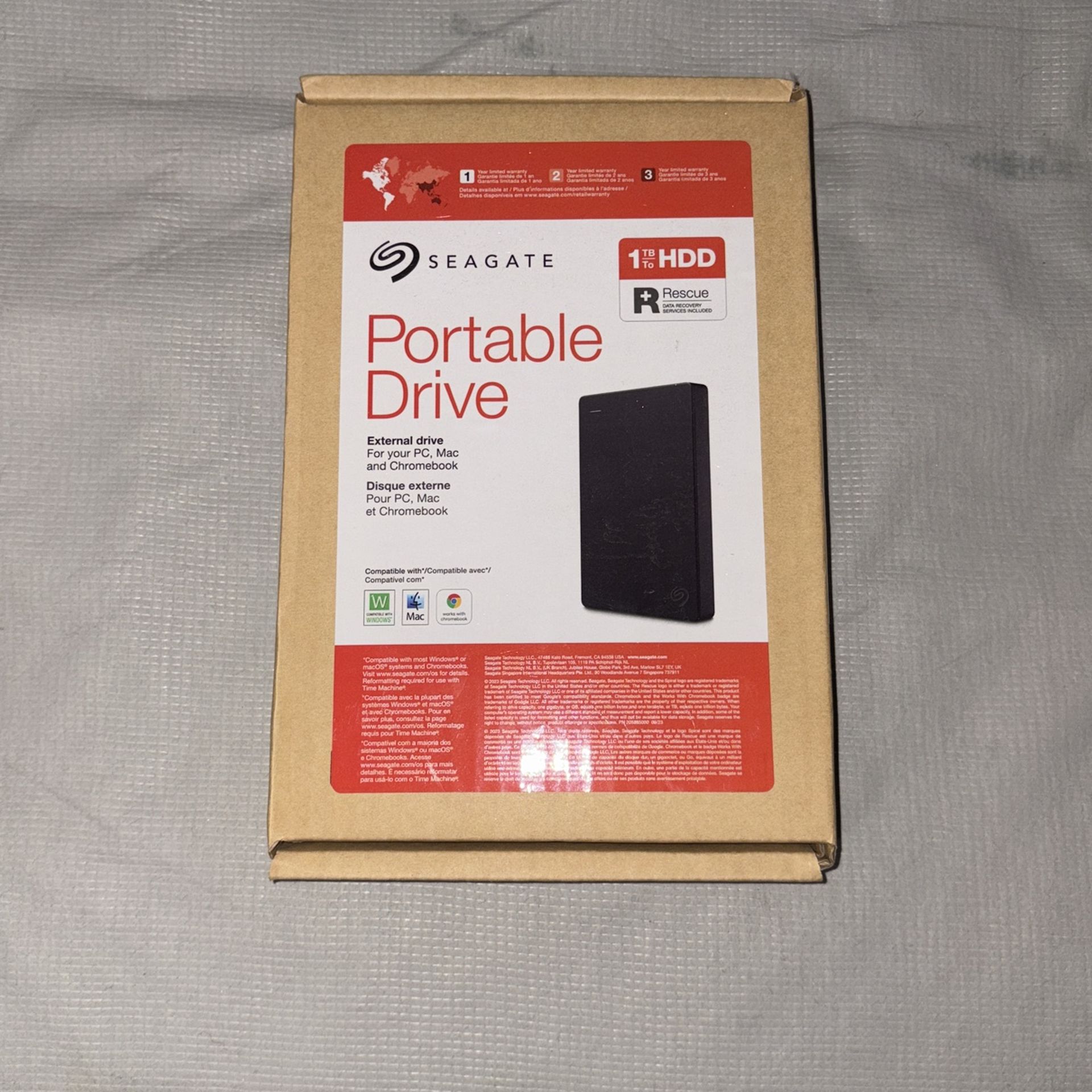 SeaGate Portable Drive 1TB