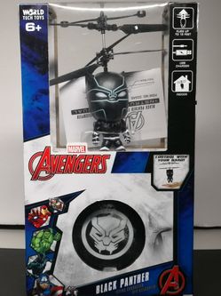 World Tech Toys Marvel Black Panther Big Head Helicopter Toy 


