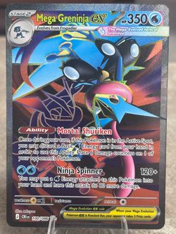 Mega Greninja Ex Ultra Rare 100/086