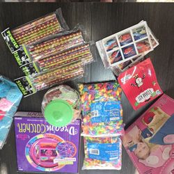 New/used kid Crafts beads, Halloween items dream catcher sewing.