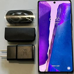 Samsung Galaxy Note 20, Factory UNLOCKED,  Excellent Condition. 