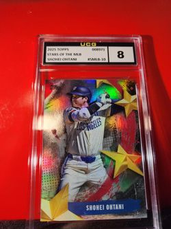 2025 Topps Series 1 - Stars of Mlb Shohei Ohtani #SMLB-10 UCG NM-MT 8