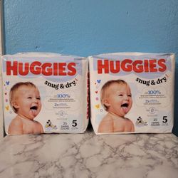 Huggies Size #5.  $8 Each (4 Available)