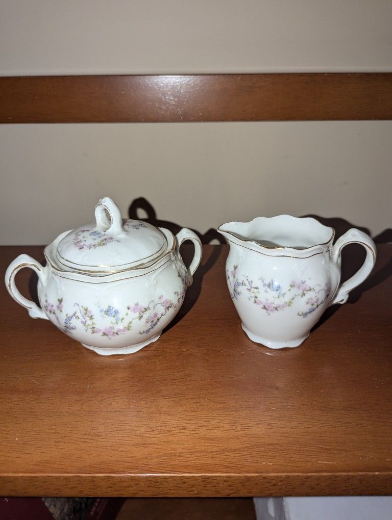 Mignon Z.S & C Bavaria Antique Sugar And Cream Set