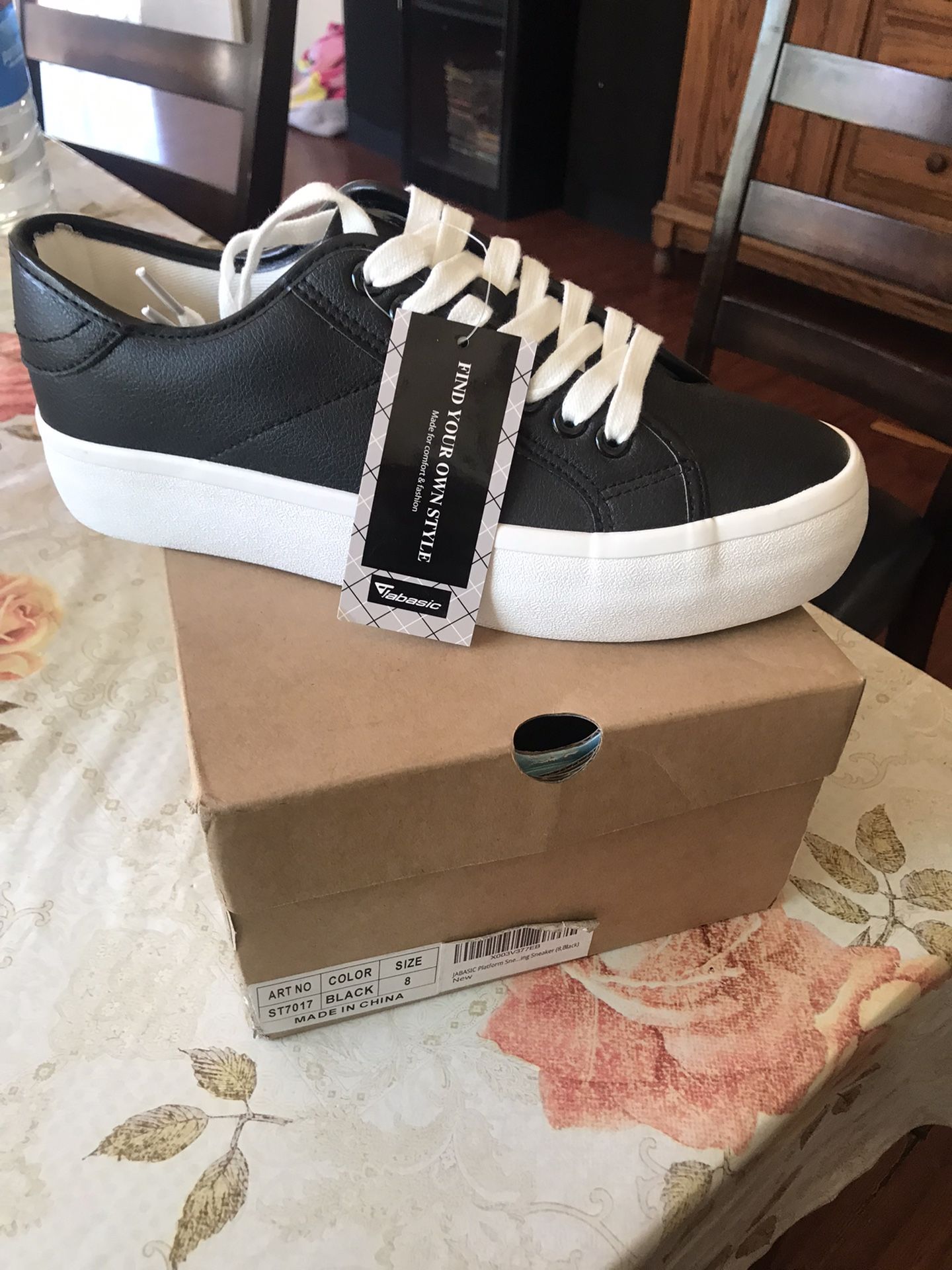 Jabasic Platform Shoes For Lady Size 8