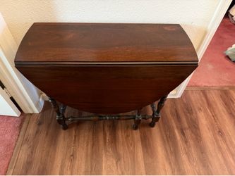 Antique fold out table