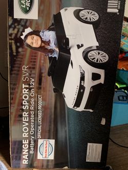 Toddler Range Rover Sport Svr