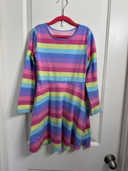 Children’s Place rainbow dress girls 7/8