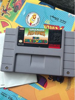 All stars super Mario super mario world Super Nintendo