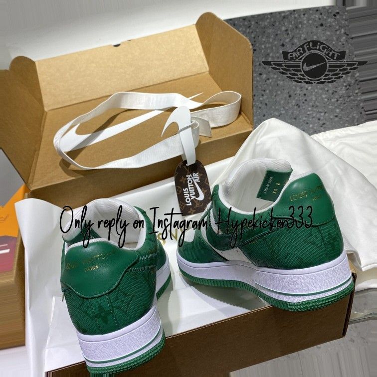 Louis Vuitton Air Force 1 Low Comes with box shoes for Sale in