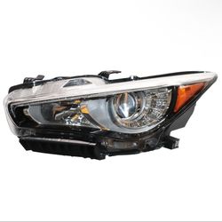 Left Headlight 2014-2018 Infiniti Q50(Driver Side)