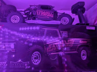 Axial Basecamp 10 and losi Baja Ray2.0