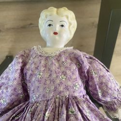 Porcelain Hertwig German Made Head Doll