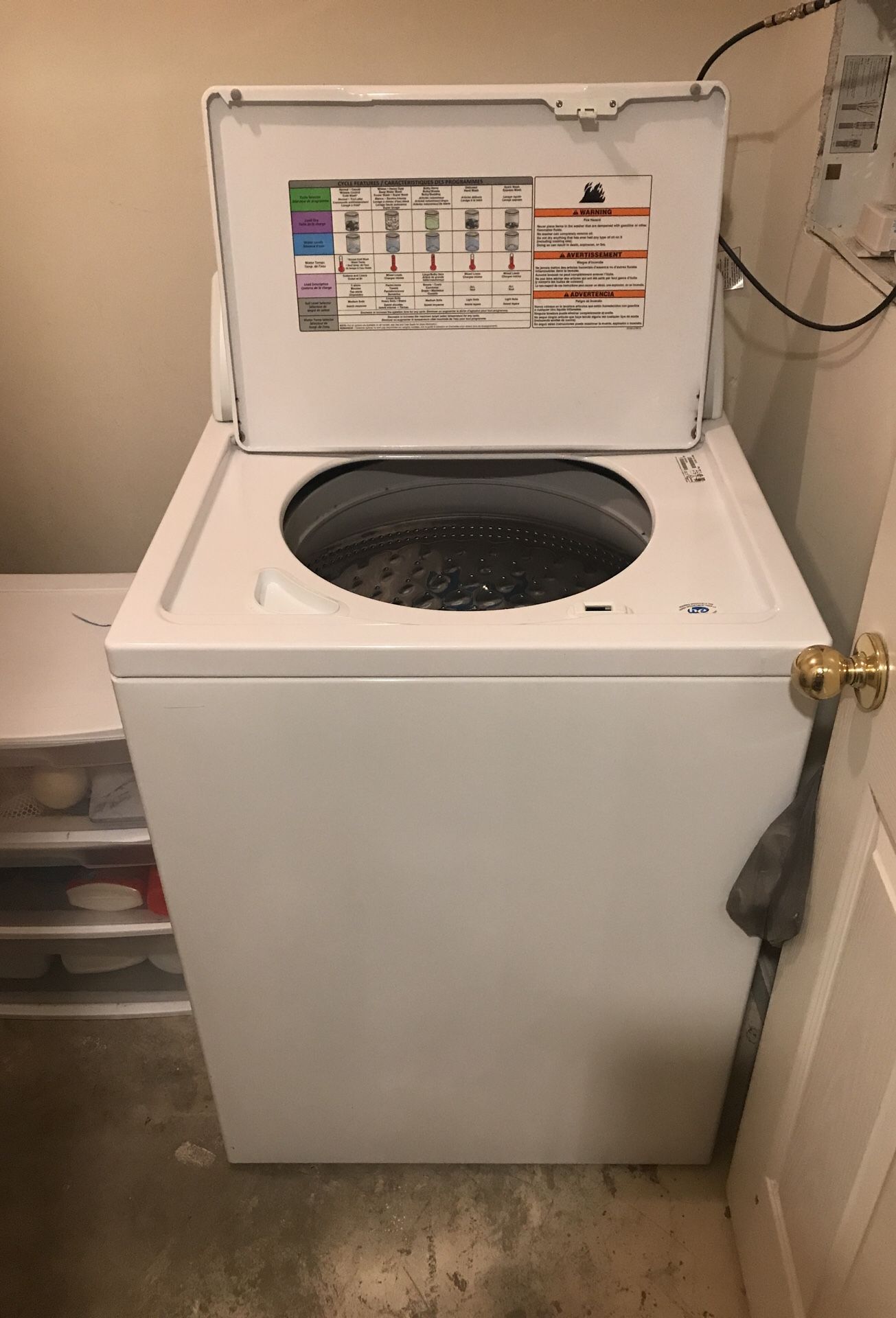 Kenmore Series 500 washer/dryer.