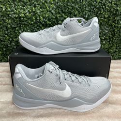 Men's Sz 12 And 13.5  - Nike Kobe VIII 8 Protro Wolf Grey Basketball Sneakers HF9500-002