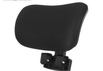 Black Mesh Office Chair Headrest Attachment