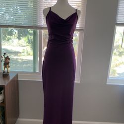 Medium Long Purple Dress
