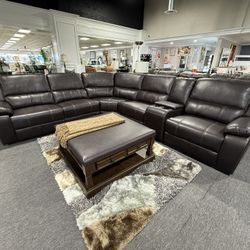 Power Recliner Sectional 