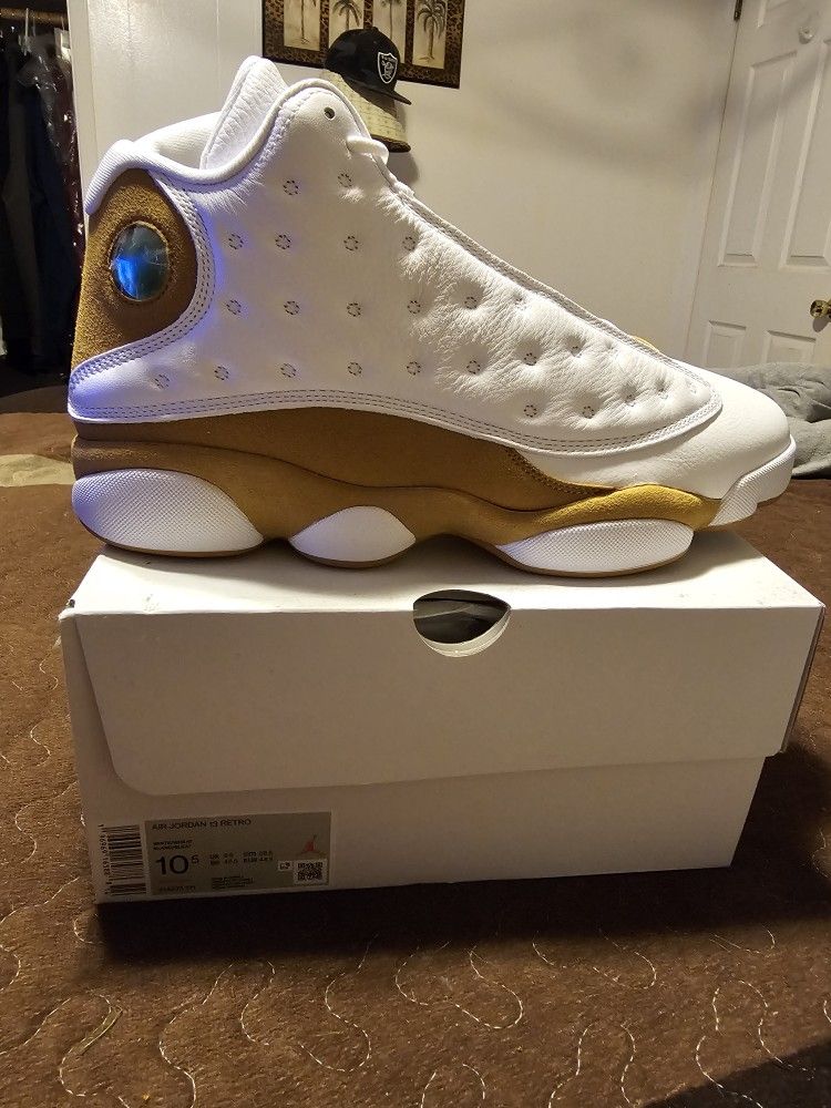 Jordan 13 White/Wheat DS New Size 10.5
