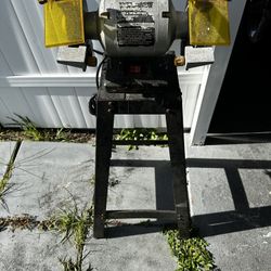 Bench Grinder With Stand