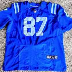 Indianapolis Colts 2xL Stitched Sewn On Field JERSEY - Reggie Wayne 87, SELL
