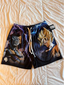 Darc Sport Dragon Ball Z mesh shorts Frieza Goku size Large DBZ