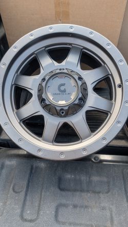 4 Granite Alloy wheels 6 lug 17 x 8.5