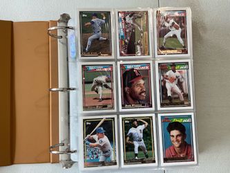 1992 Topps Complete Gold Winners Baseball set in Binder