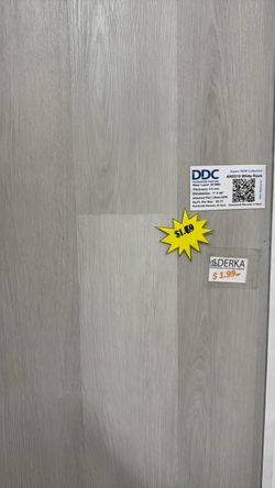 Luxury Vinyl Plank Click & Lock, 100% waterproof, $1.69 SqFt, 23.77 SqFt per box