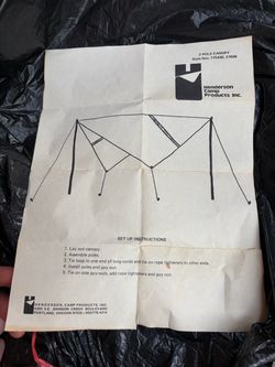 2 pole canopy
