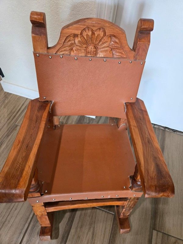 Mexican Leather Lil Kid Chair
