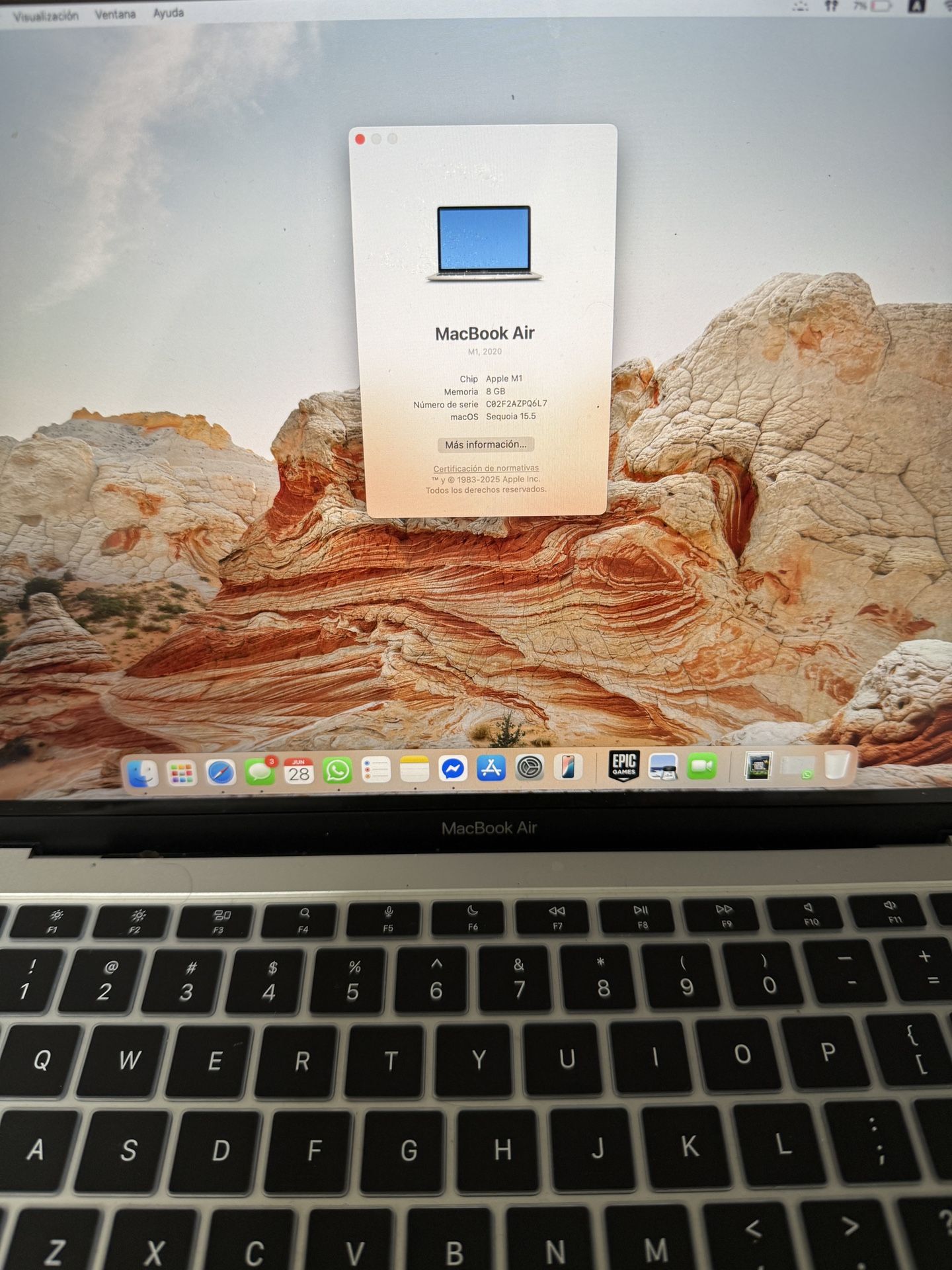 MacBook Air 2020 M1 Like New 