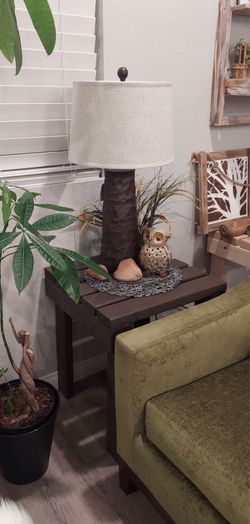 🌱Solid Wood Side Table ::: 24"H X 20"W X 20"D ::: Havana Coffee ::: $45/Pc