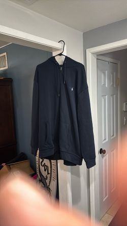 Polo Ralph Lauren Double Knit Men’s 3XLT Navy Blue Hoodie NWT