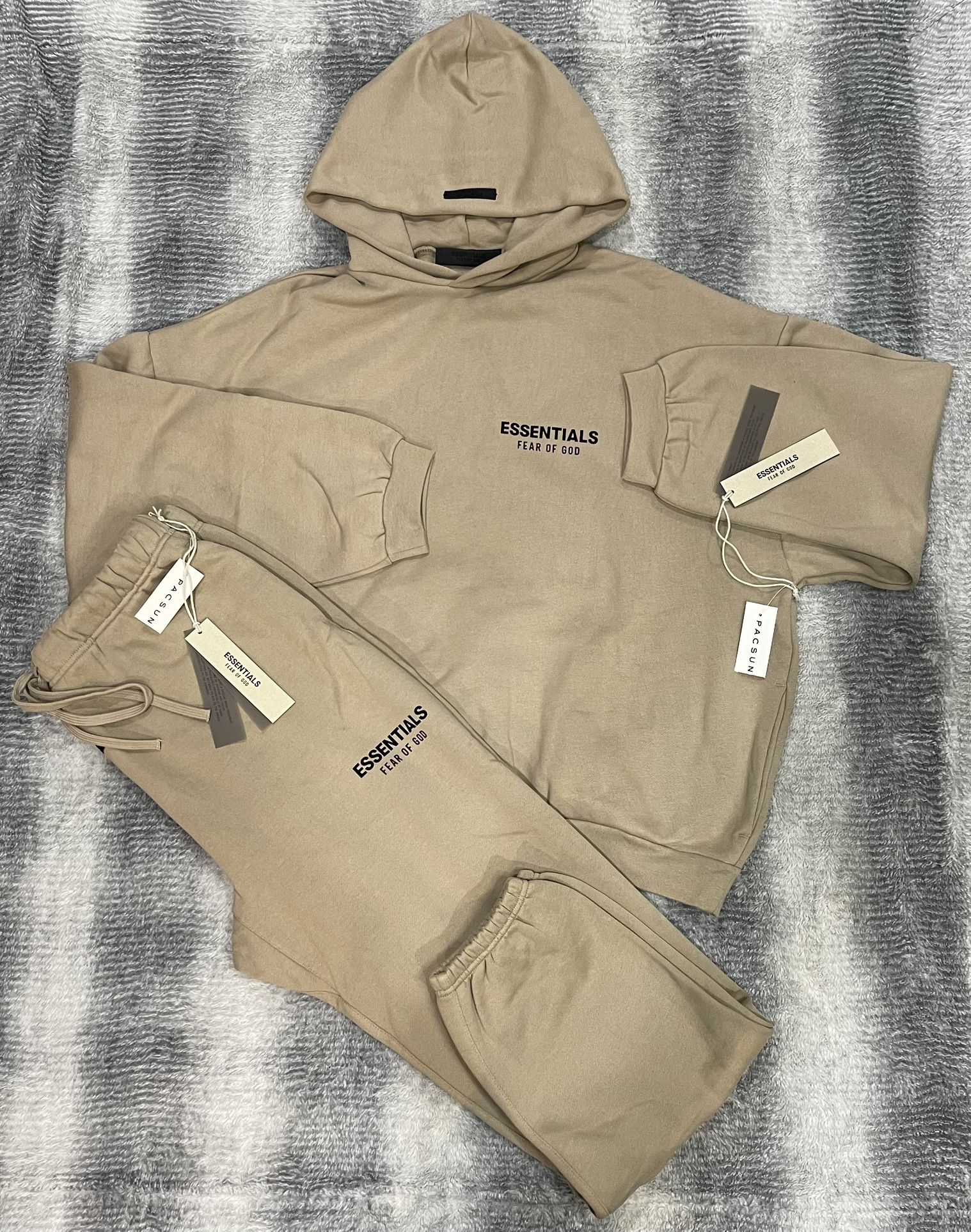 Fear Of God Essentials Desert Sand 2 Piece Set FW24 