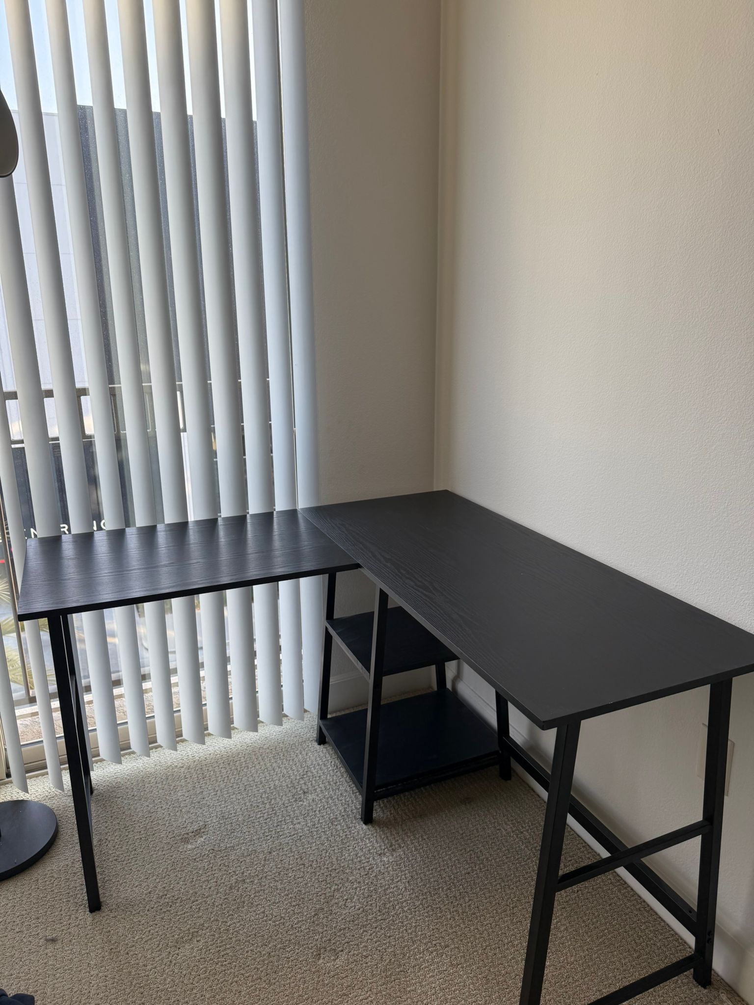 Black L Shaped Desk
