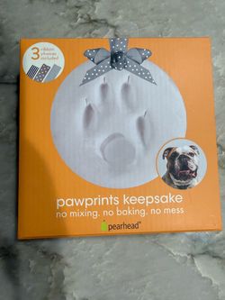 Paw prints keepsake