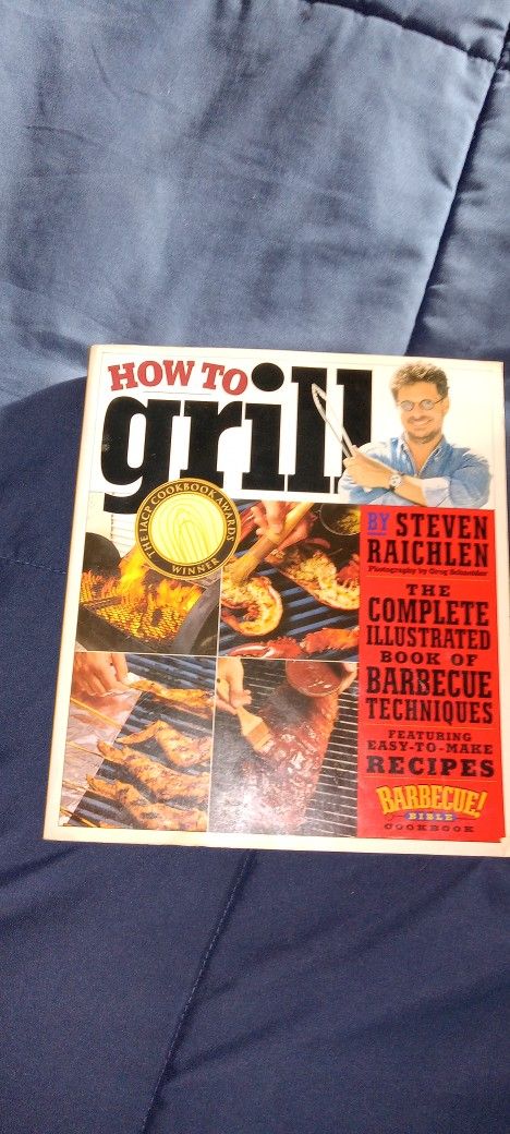 Very Popular Order From The T.v Show How To Grill By Legendary Chef Steven Raichlen Giant Color Easy To Read BBQ cookbook