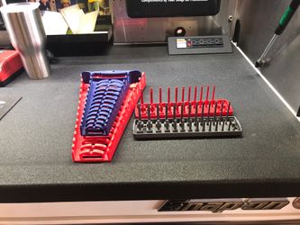 1/4” socket trays and wrench racks