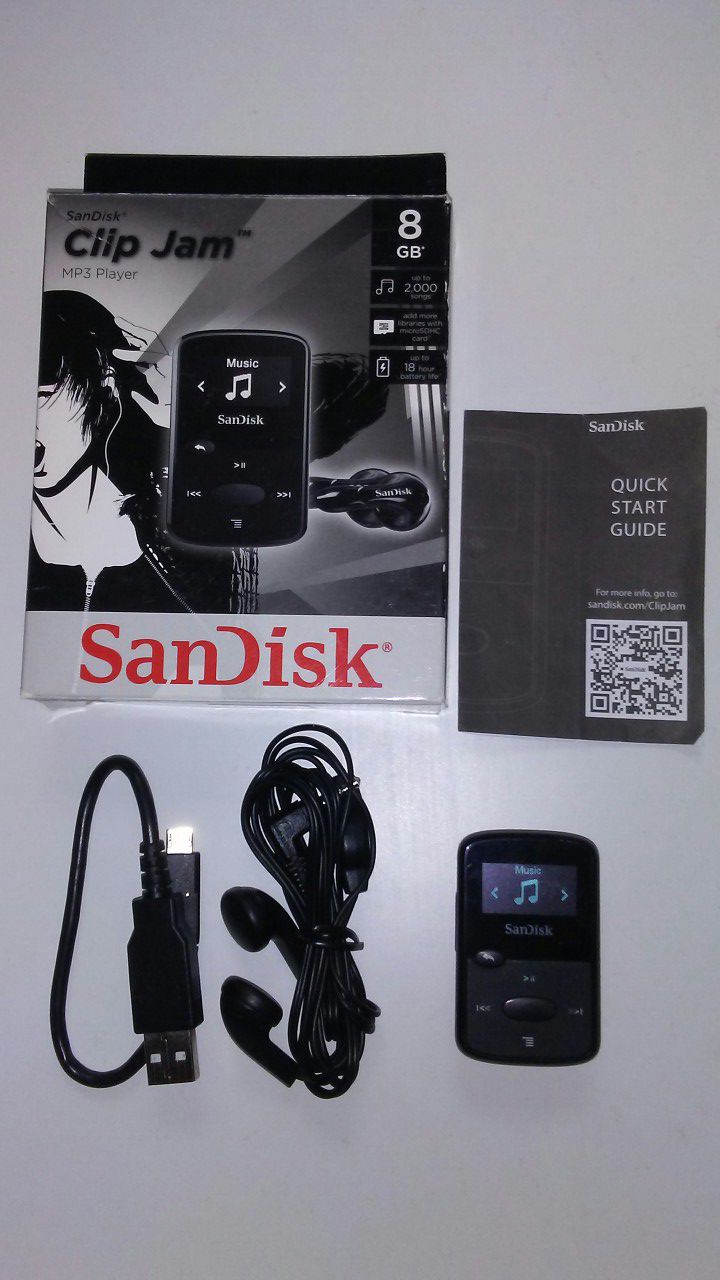 Sandisk Clip Jam 8 GB mp3 player