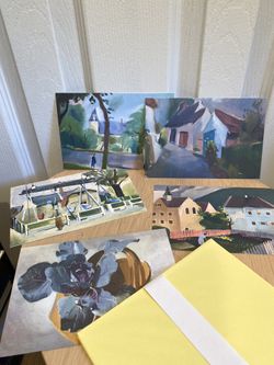 U.S. Holocaust Memorial Museum 5 Greeting Cards Set by Roman Wachtel, Survivor