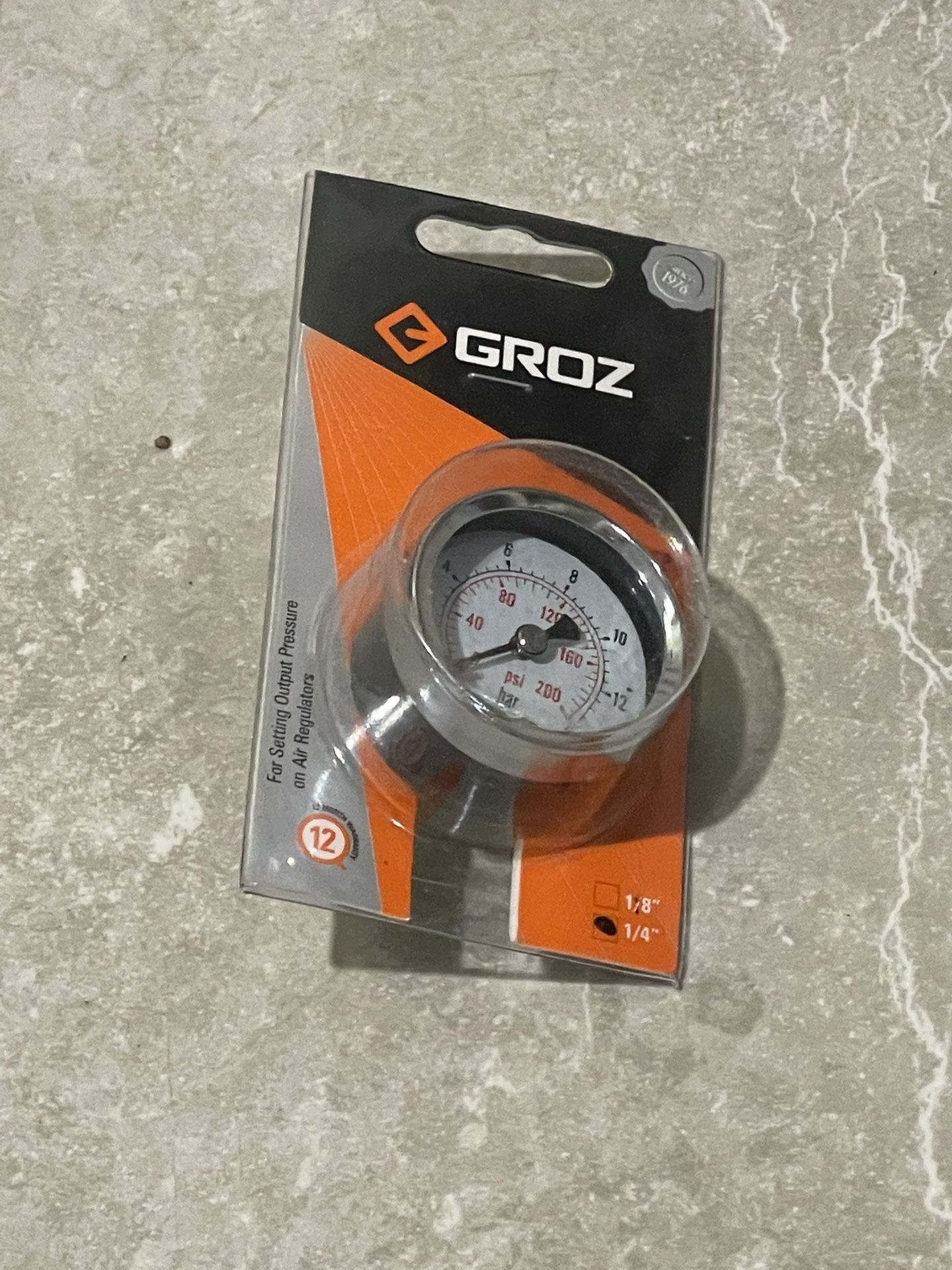 Groz Pressure Guage-new