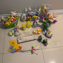 Easter Decorations Lot, All For $20