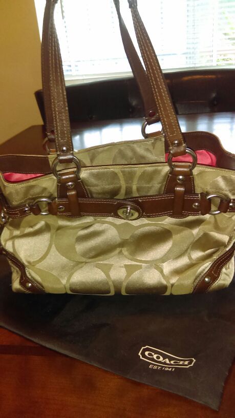 Bolsa coach original (usada, buen estado)