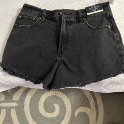 Abercrombie Black Never Worn Jean Shorts 