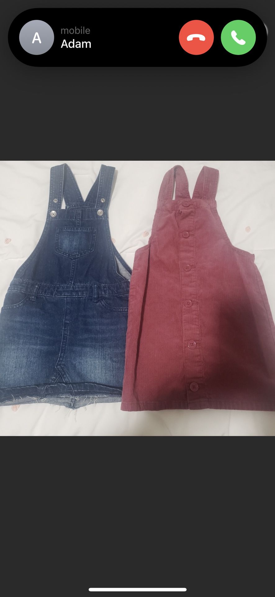 Girls Overalls Dress Size 5 (children’s Place ) 
